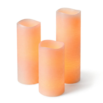 Richland 4" Large LED Pillar Candle with Wavy Top (3 Sizes) - Set of 18 - thumbnail number 2