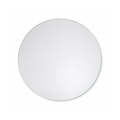An 10 inch round mirror glass shown from a top-down perspective on a white background - thumbnail number 1