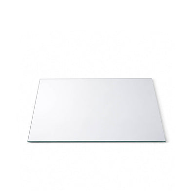 A 10 inch square mirror glass shown from an angled perspective on a white background - thumbnail number 2