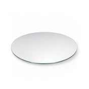 A 12-inch round mirror tray with a clean, circular design on a white background - thumbnail number 2