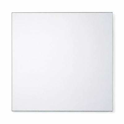 A 12" square mirror glass shown from a top-down perspective on a white background - thumbnail number 1