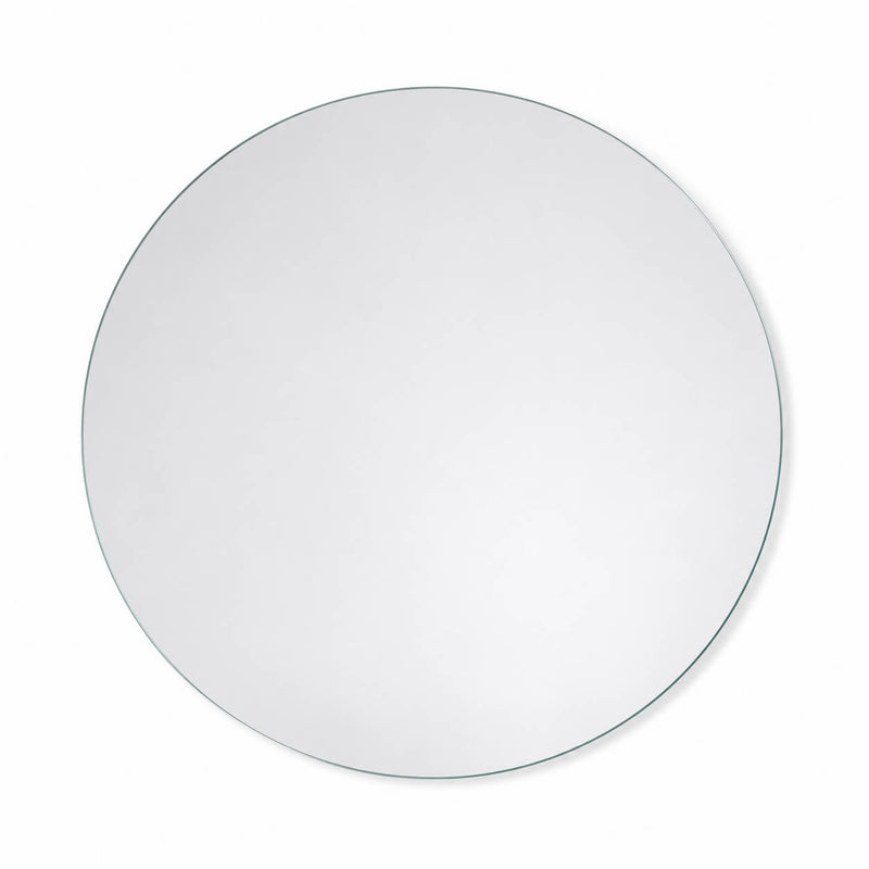 A 14 inch round mirror shown from a top-down perspective on a white background - thumbnail number 1