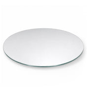 A 16 inch round mirror tray shown from an angled perspective on a white background - thumbnail number 2