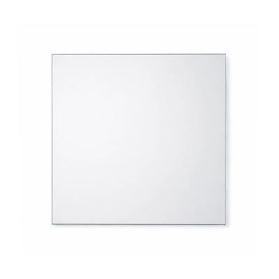 An 8 inch square mirror shown from a top-down perspective on a white background - thumbnail number 1