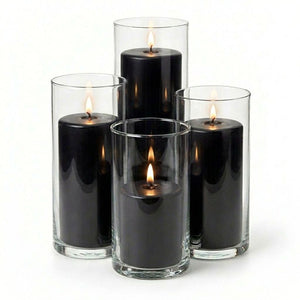 Richland Pillar Candles & Eastland Cylinder Holders Set of 4
