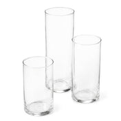 Eastland Cylinder Pillar Candle Holders 6" , 7.5" & 10.5" Set of 3 - thumbnail number 1