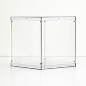 Acrylic 12" Clear Pedestal Riser – Transparent Display Box with Interchangeable Lid and Base - thumbnail number 1