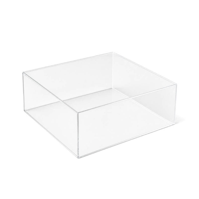 14"x14" Clear Acrylic Cake Box Stand – Transparent Pedestal Riser Display for Desserts and Events - thumbnail number 1