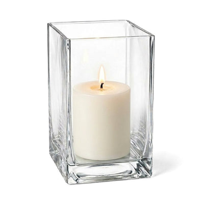 Richland Pillar Candle 3" & Eastland Square Holder 6" Set of 12 - Light Ivory - thumbnail number 2