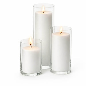 Richland Pillar Candles & Eastland Cylinder Holders Set of 3