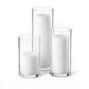 Richland Pillar Candles & Eastland Cylinder Holders Set of 3 - thumbnail number 1