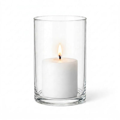 Richland Pillar Candle 3" & Eastland Cylinder Holder 6" Set of 12 (Choose your Color) - thumbnail number 2