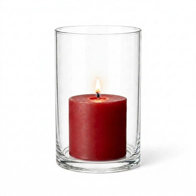 Richland Pillar Candle 3" & Eastland Cylinder Holder 6" Set of 12 (Choose your Color) - thumbnail number 8