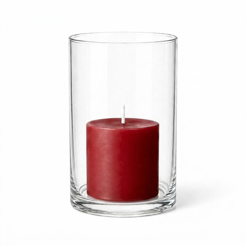 Richland Pillar Candle 3" & Eastland Cylinder Holder 6" Set of 12 (Choose your Color) - thumbnail number 7