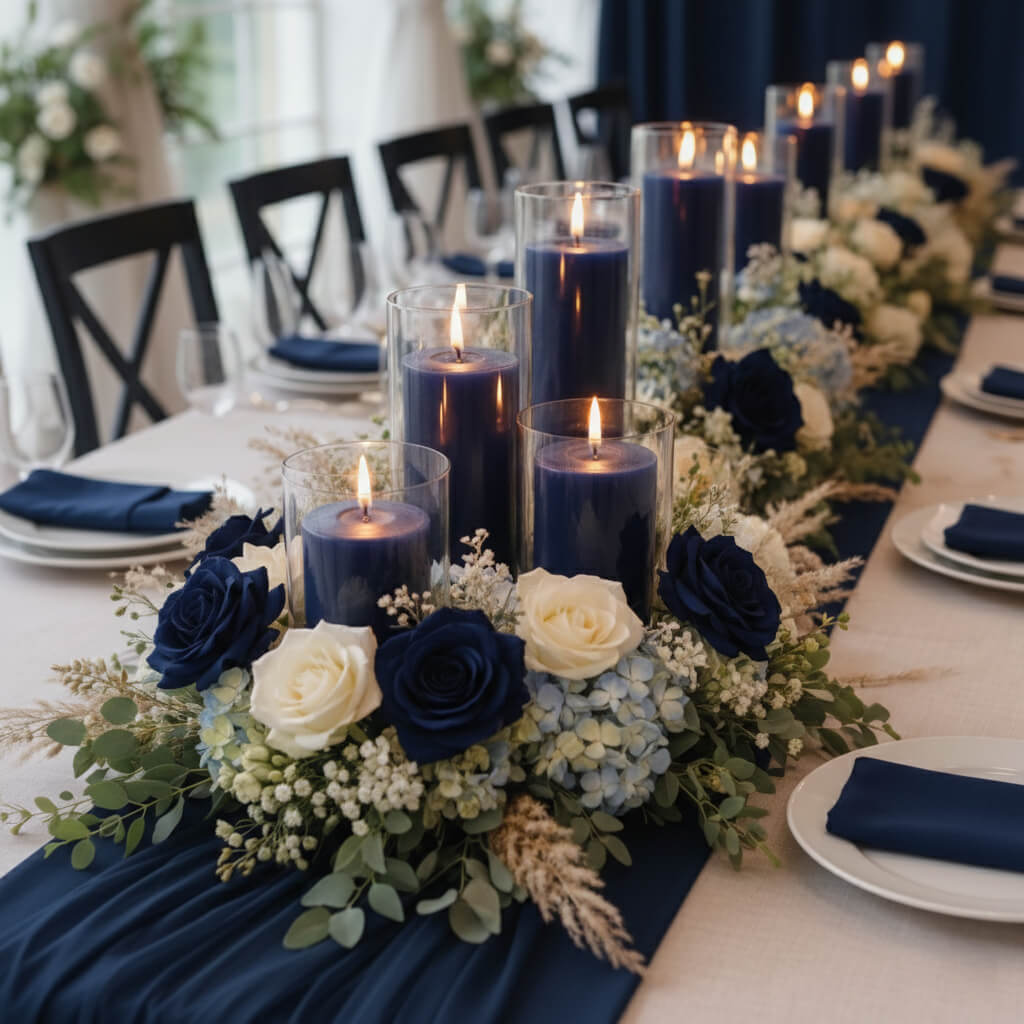 Richland Pillar Candles & Eastland Cylinder Holders Set of 3