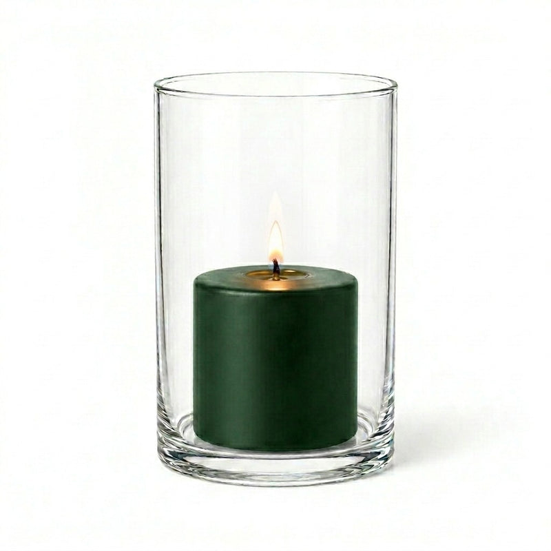Richland Pillar Candle 3" & Eastland Cylinder Holder 6" Set of 12 (Choose your Color) - thumbnail number 26