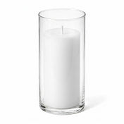 Richland Pillar Candle 6" & Eastland Cylinder Holder 7.5" inch Set of 12  (Choose your Color) - thumbnail number 1