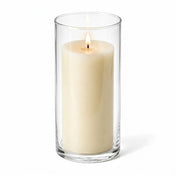 Richland Pillar Candle 6" & Eastland Cylinder Holder 7.5" inch Set of 12  (Choose your Color) - thumbnail number 4