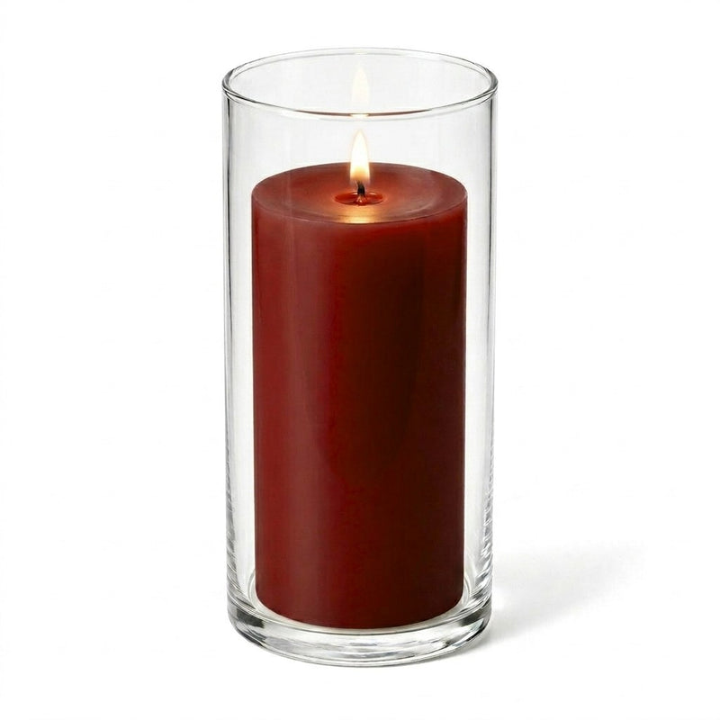 Richland Pillar Candle 6" & Eastland Cylinder Holder 7.5" inch Set of 12  (Choose your Color) - thumbnail number 8