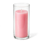 Richland Pillar Candle 6" & Eastland Cylinder Holder 7.5" inch Set of 12  (Choose your Color) - thumbnail number 15