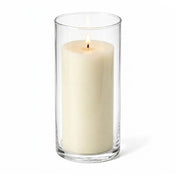 Richland Pillar Candle 6" & Eastland Cylinder Holder 7.5" inch Set of 12  (Choose your Color) - thumbnail number 6