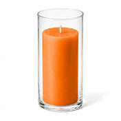 Richland Pillar Candle 6" & Eastland Cylinder Holder 7.5" inch Set of 12  (Choose your Color) - thumbnail number 19