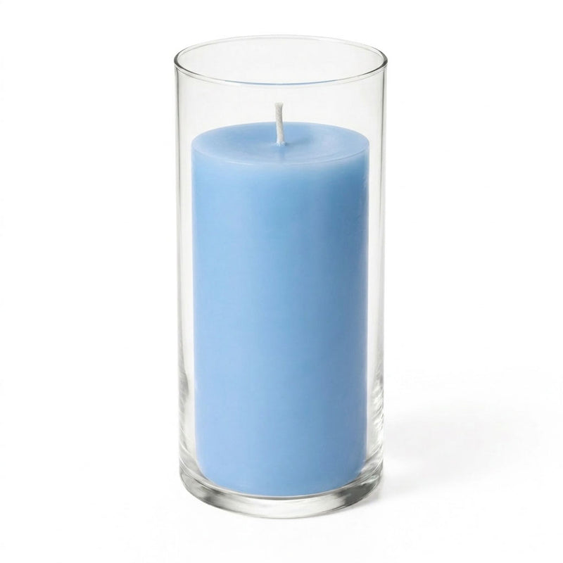 Richland Pillar Candle 6" & Eastland Cylinder Holder 7.5" inch Set of 12  (Choose your Color) - thumbnail number 9