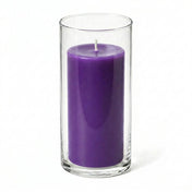 Richland Pillar Candle 6" & Eastland Cylinder Holder 7.5" inch Set of 12  (Choose your Color) - thumbnail number 23