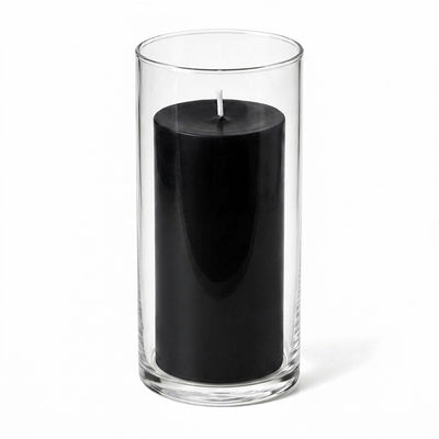 Richland Pillar Candle 6" & Eastland Cylinder Holder 7.5" inch Set of 12  (Choose your Color) - thumbnail number 25
