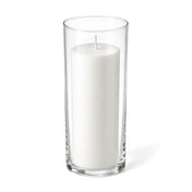 Richland Pillar Candle 9" & Eastland Cylinder Holder 10.5" Set of 12 (Choose your Color) - thumbnail number 1