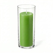 Richland Pillar Candle 9" & Eastland Cylinder Holder 10.5" Set of 12 (Choose your Color) - thumbnail number 7