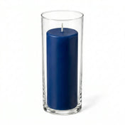 Richland Pillar Candle 9" & Eastland Cylinder Holder 10.5" Set of 12 (Choose your Color) - thumbnail number 9