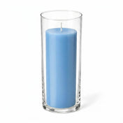 Richland Pillar Candle 9" & Eastland Cylinder Holder 10.5" Set of 12 (Choose your Color) - thumbnail number 25