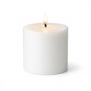 Richland Pillar Candle 3"x3" White