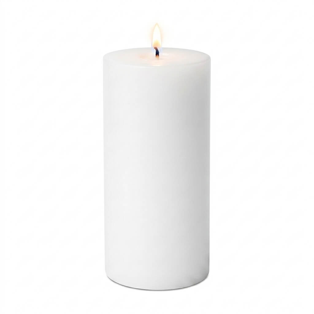 Richland Pillar Candle 3"x6" White