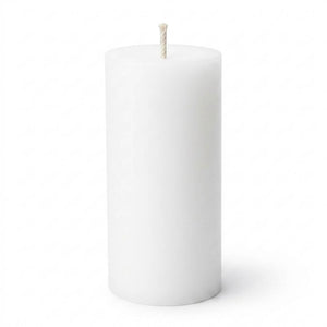 Richland Pillar Candles 3"x9" White Set of 6