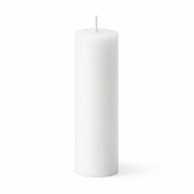 Richland Pillar Candle 3"x12" White - thumbnail number 1