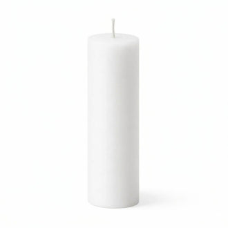 Richland Pillar Candle 3"x12" White