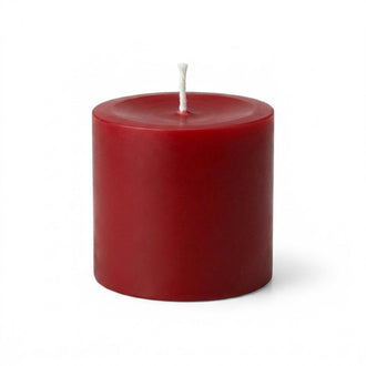 Richland Pillar Candle 3"x3" Red