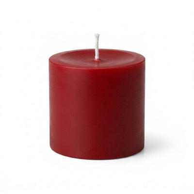 Richland Pillar Candle 3"x3" Red