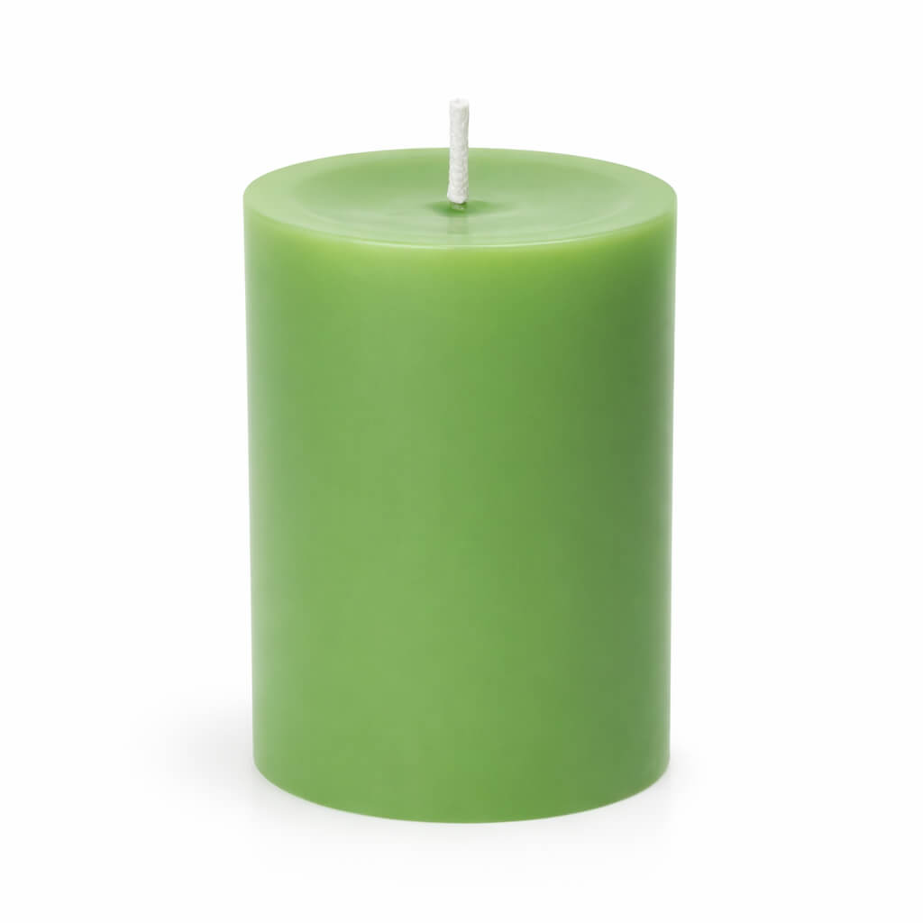 Richland Pillar Candle 3"x3" Green