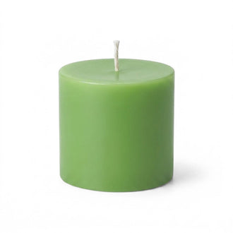 Richland Pillar Candle 3"x3" Green
