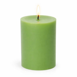 Richland Pillar Candle 3"x3" Green