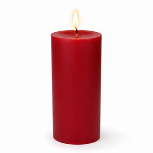 Richland Pillar Candles 3"x6" Red Set of 6