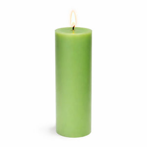 Richland Pillar Candle 3"x9" Green