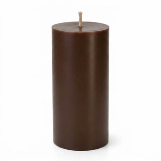 Richland Pillar Candle 3"x9" Brown