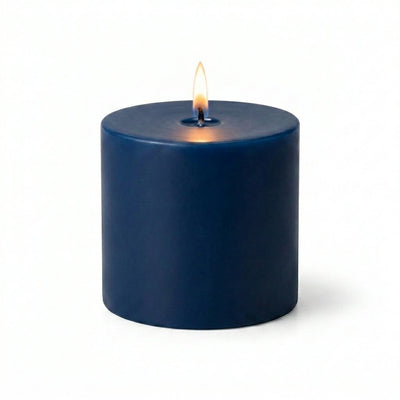 Richland Pillar Candle 3"x3" Navy Blue - thumbnail number 2