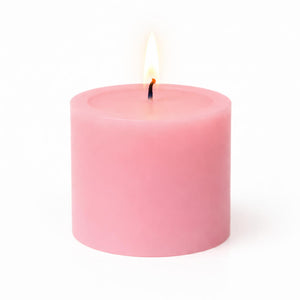 Richland Pillar Candle 3"x3" Pink