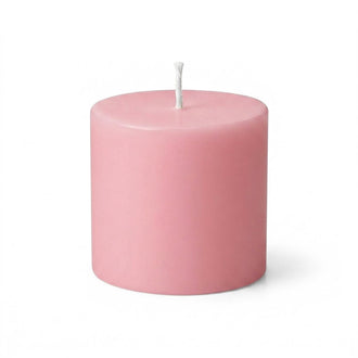 Richland Pillar Candle 3"x3" Pink
