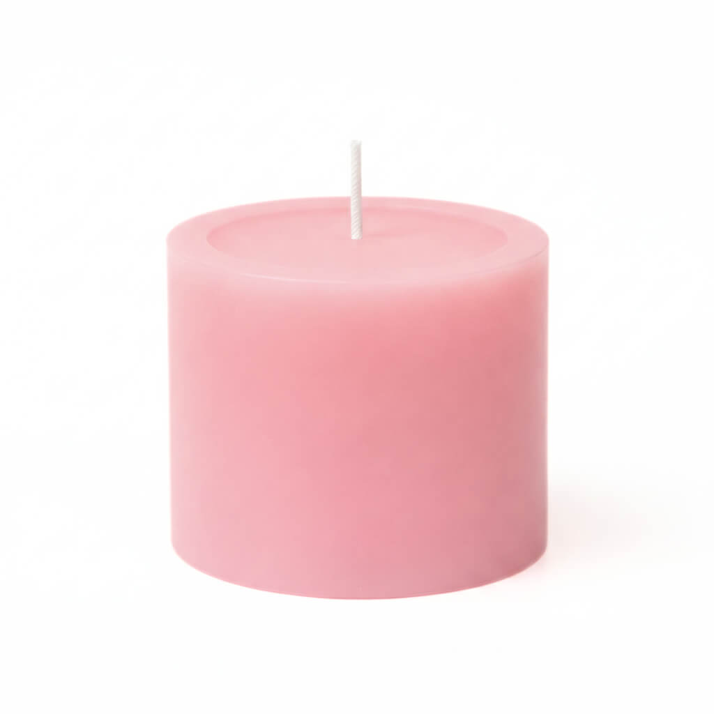 Richland Pillar Candle 3"x3" Pink